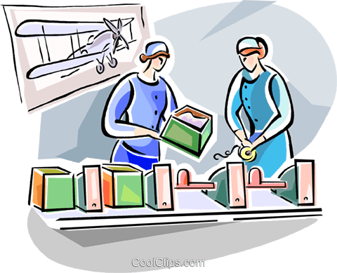 Women Working In Wwii Royalty Free Vector Clip Art - Women In Ww2 Clipart (480x389)