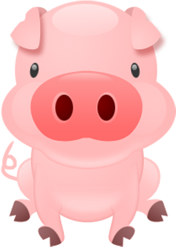 Pink Pig Icon - Cochon Png (512x512)