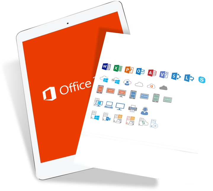 Office 365 For Small And Medium-sized Businesses - Graphic Design (1000x811)