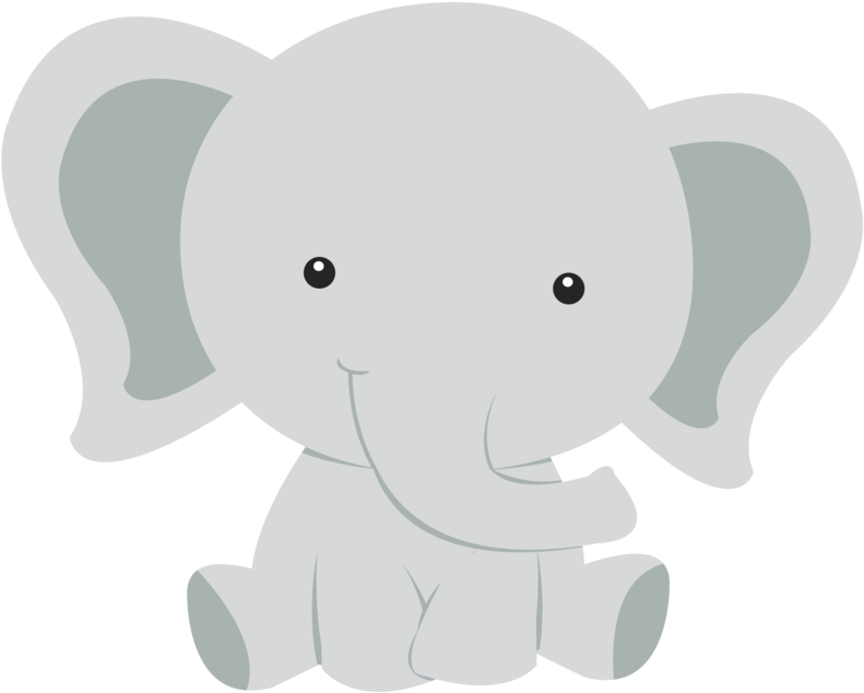 Mural Infantil - Baby Elephant For Baby Shower (900x900)