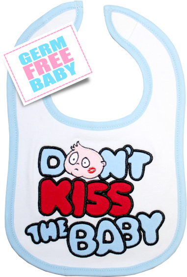 "dktb Bib Bubble" - Baby Bib - Dktb Blue Bubble Bib (385x575)