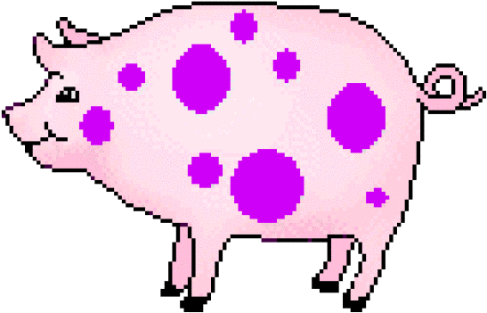 Pig Clip Art Free Of Pink Pigs - Precise (640x466)
