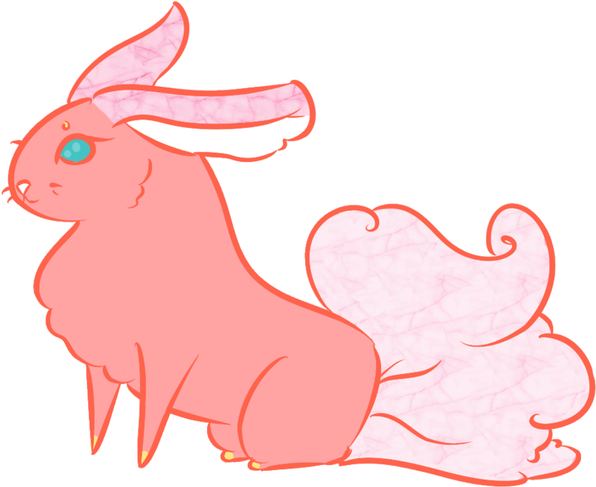 Fancy Bunny Adoptable Draw To Adopt / Free By Slusheymutt - Domestic Rabbit (999x799)