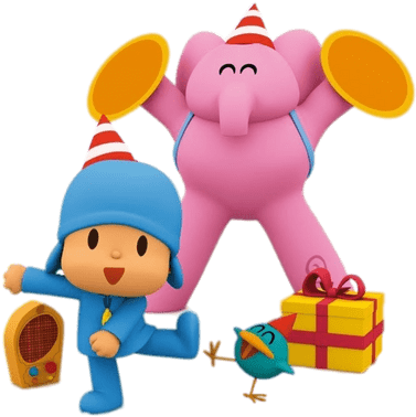 Pocoyo Dancing - Ncircle Entertainment Pocoyo: Let's Party! [dvd] (400x400)
