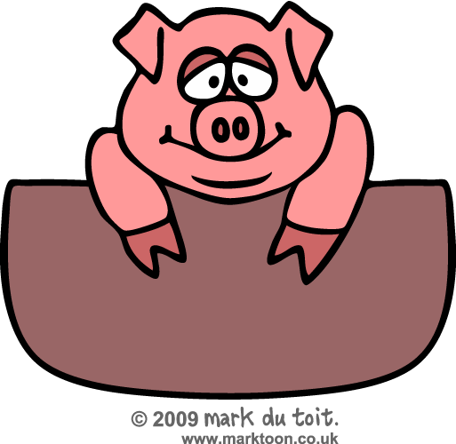 Cartoon Pig Clipart - Pig Clipart Gif (513x500)