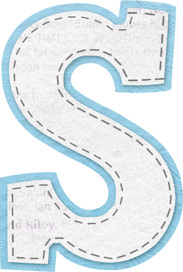 Letras Mayúsculas Rosadas Y Celestes Para Un Baby Shower - Letras Para Baby Shower (373x552)