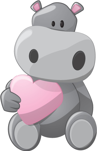 Hippopotamus Cartoon (600x600)