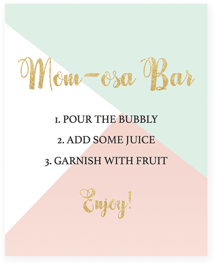 Geometric Baby Shower Decor Printable By Littlesizzle - Baby Shower (819x1024)