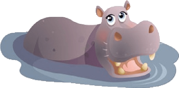 Hippo Clipart (600x600)