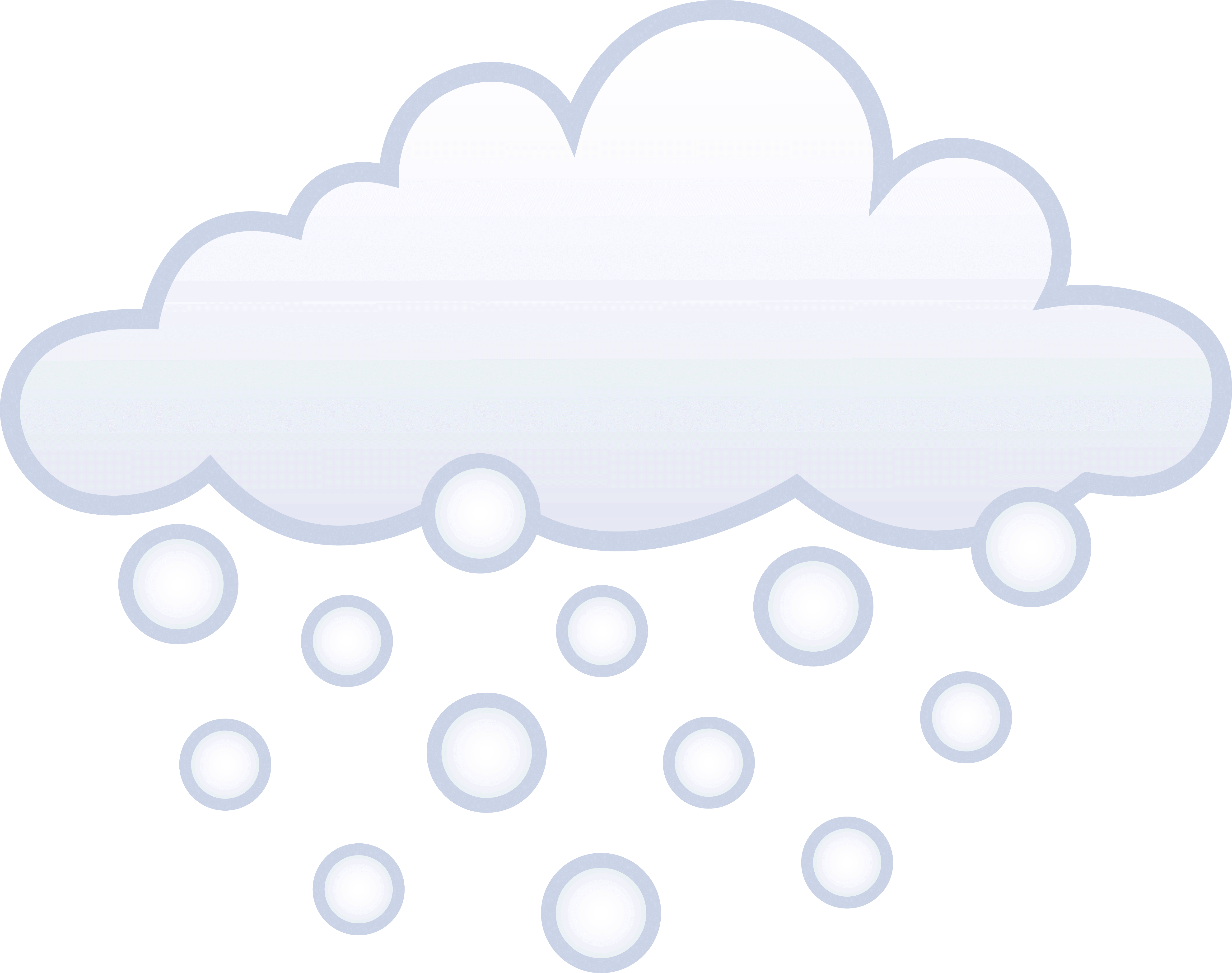 Snowing Pictures - Snowy Clouds Cartoon (5192x4099)