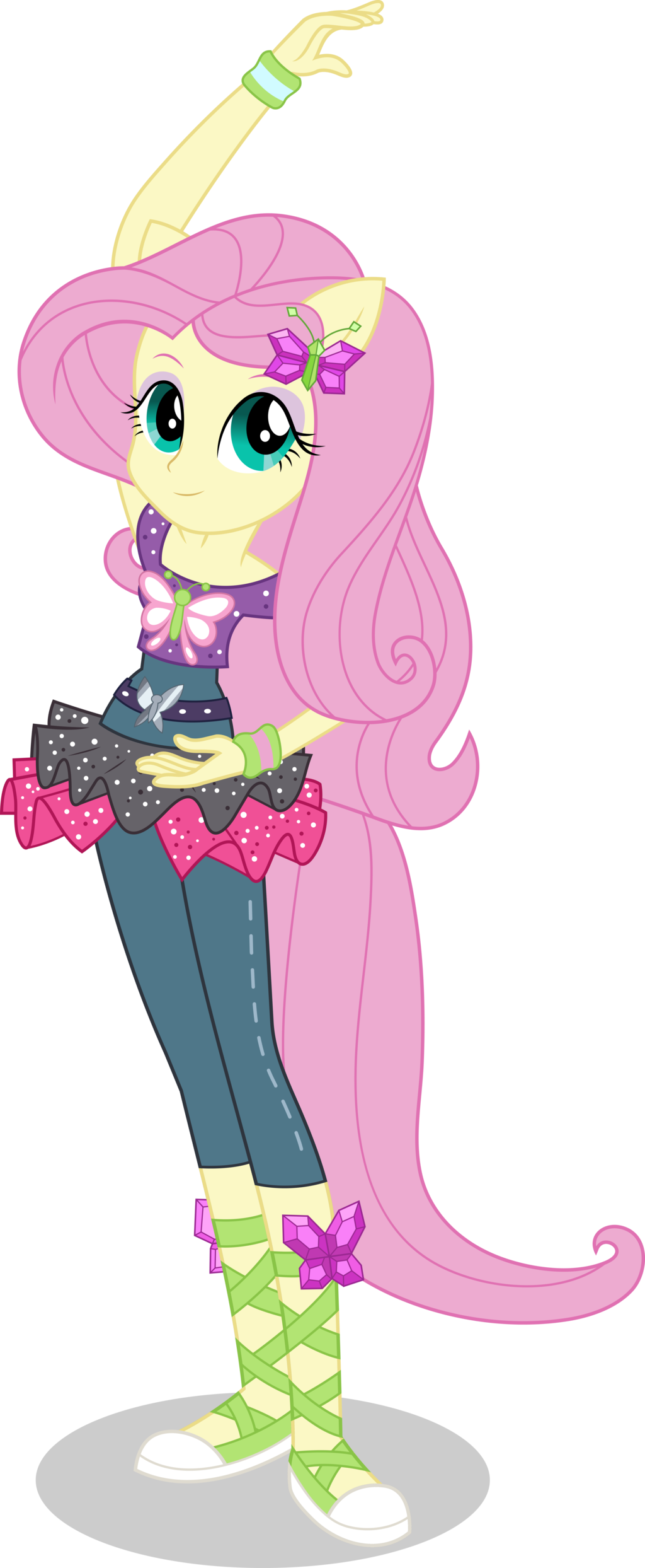 Absurd Res, Artist - Fluttershy From Dance Magic (1024x2487)