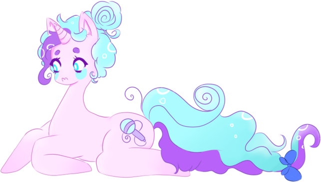 Silent Sparkle * Pony Oc * Updated Drawing) By Florabloom - Cartoon (900x750)