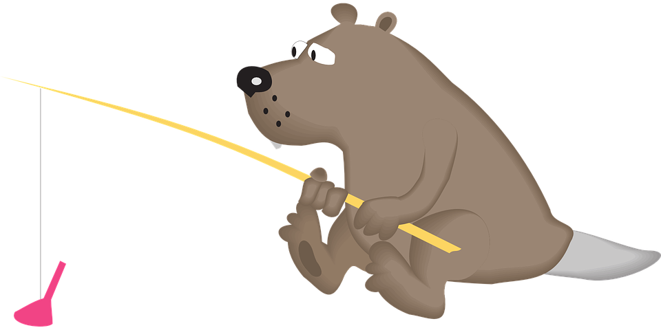 Collection Of Hippopotamus Cliparts - Animal Fishing Cartoon (960x480)