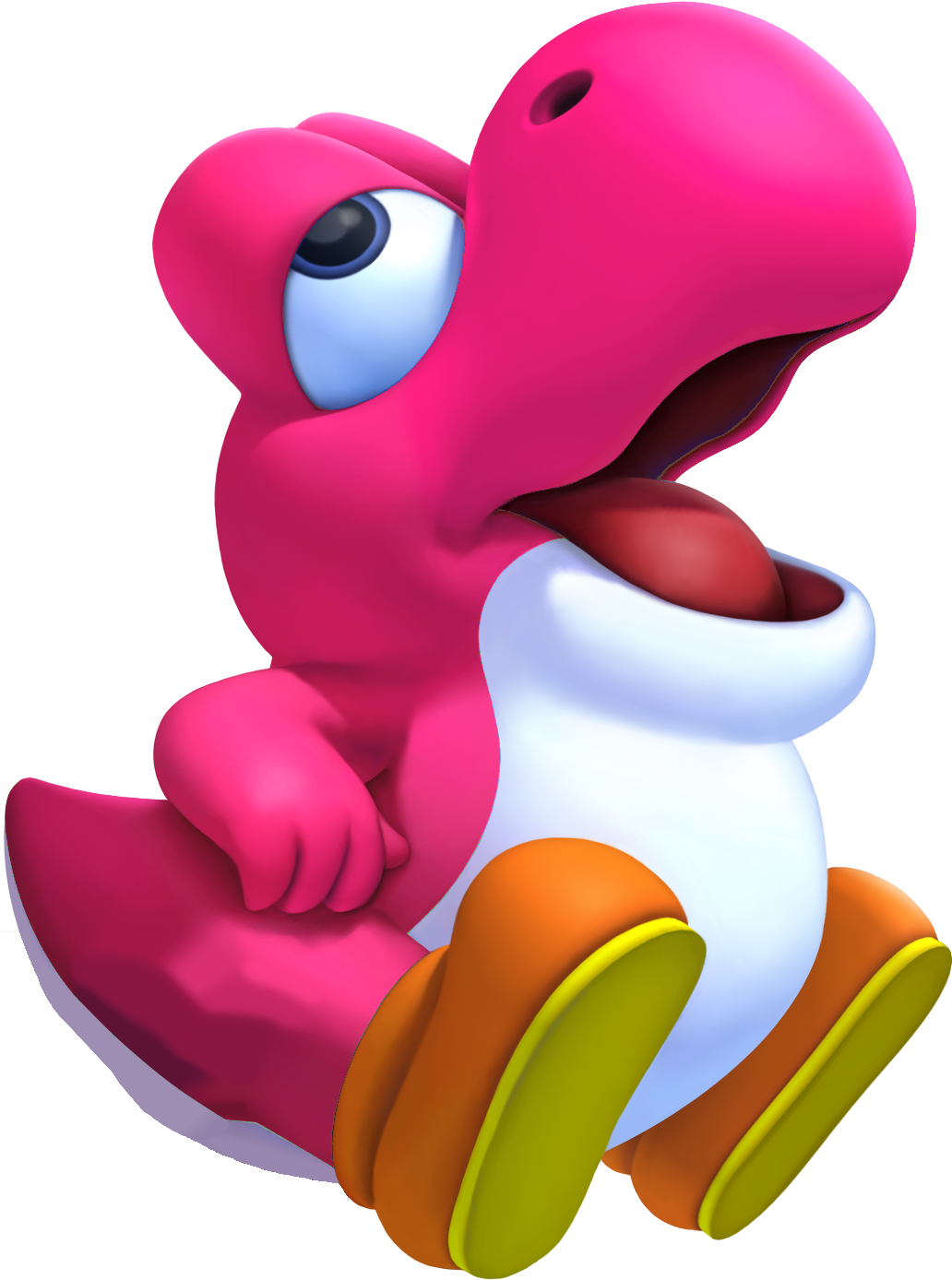 Pink Baby Yoshi 2 - Baby Yoshi (1082x1427)
