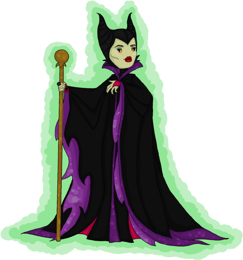 Maleficent By Frustrated11 - Cartoon (871x917)