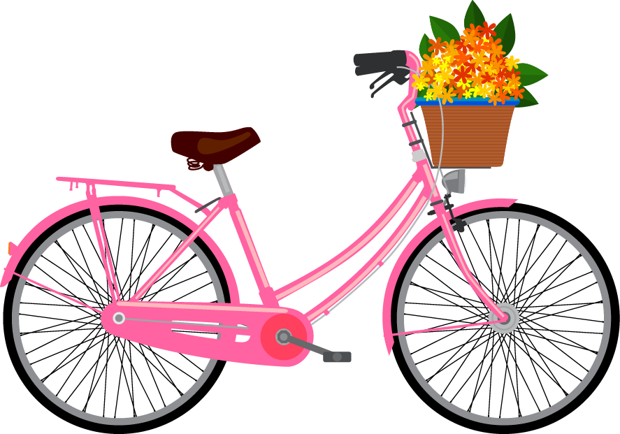 Racing Bicycle Cycling Step-through Frame Clip Art - Bicycle Wheel (887x621)