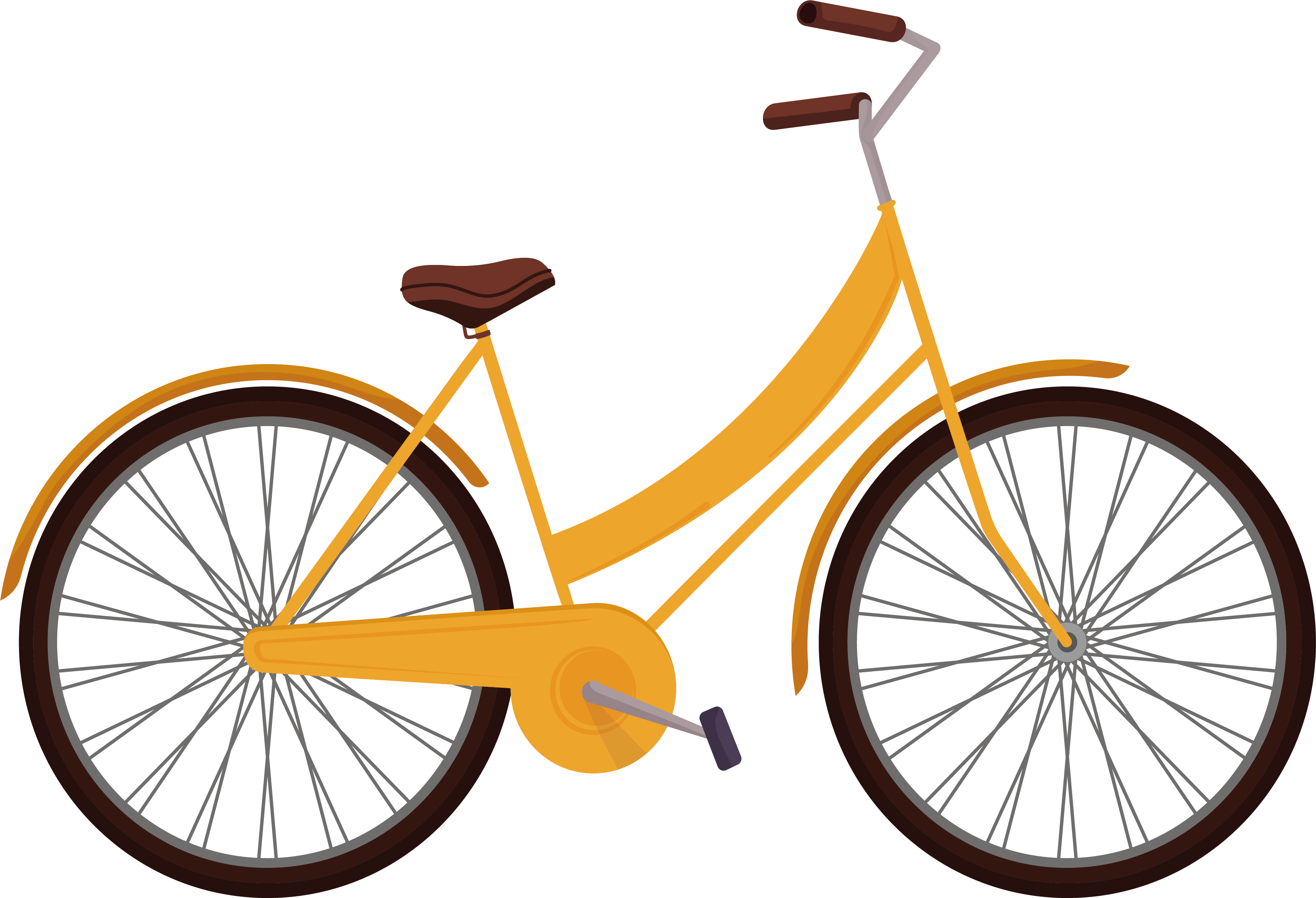 Cruiser Bicycle City Bicycle Electra Bicycle Company - Bicicleta Dibujo Png Vector (4019x2742)