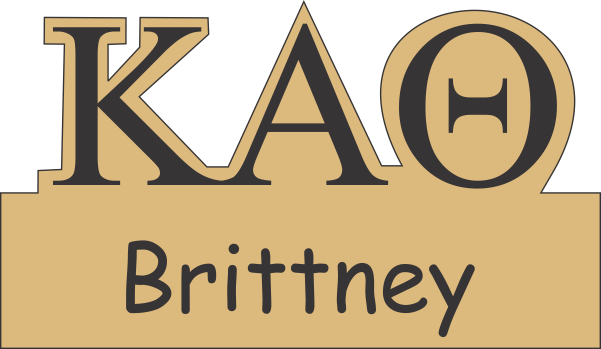 Kappa Alpha Theta Sorority Name Tags - Greek Alphabet (601x349)
