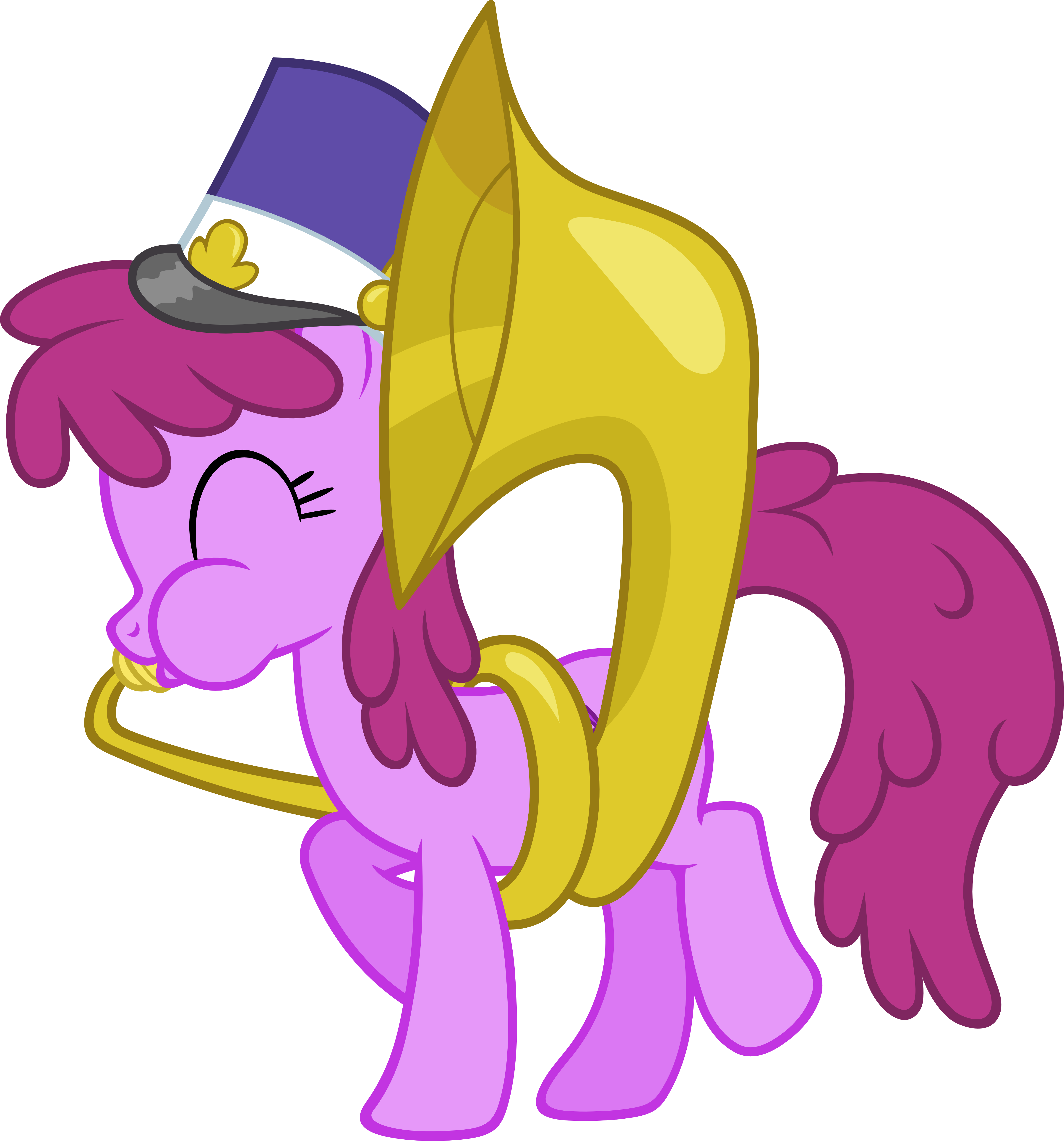 Berry Punch Playing The Tuba Vector By Scrimpeh - Tuba Pony (4664x5000)