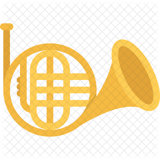 French Horn Icon - Music (512x512)