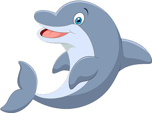 Fish - Dana The Dolphin And Her Fishy Friends Coloring Book (515x435)