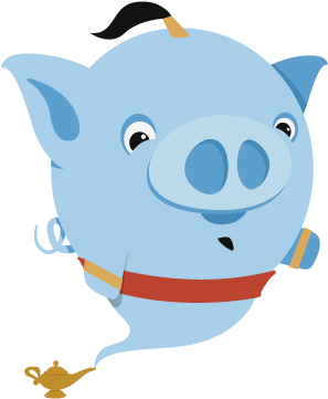 Pig Today-pboc's Zhou - Cartoon (440x440)