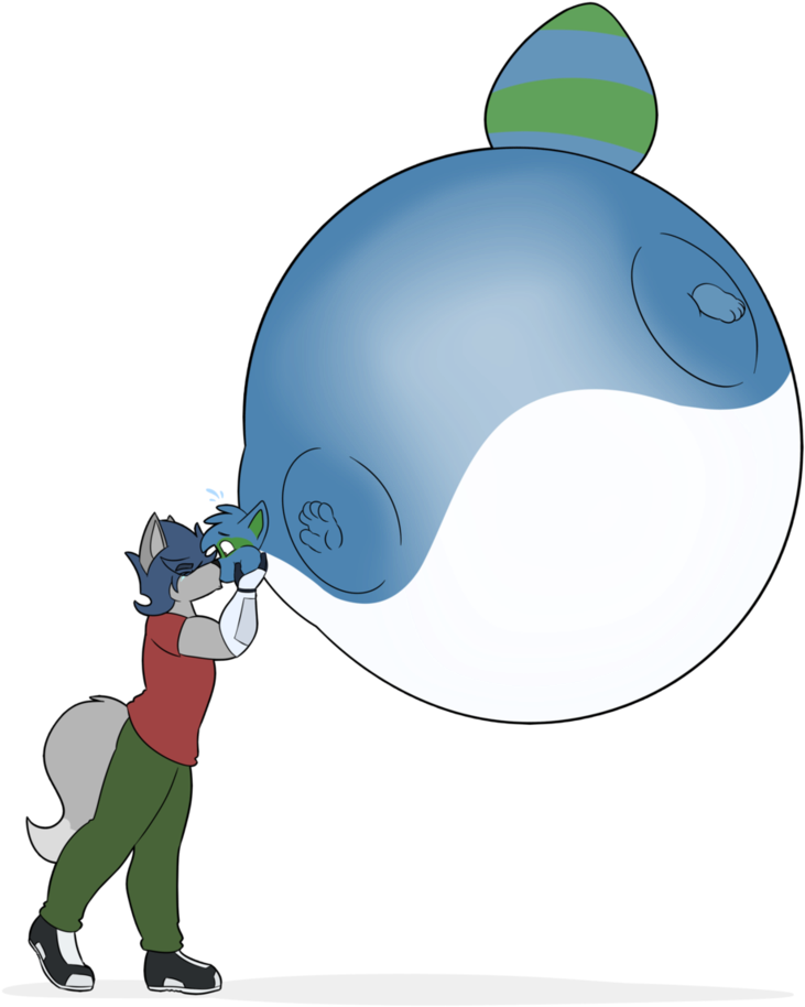 Balloony 'coon By Theroflcoptr - Raccoon (816x979)