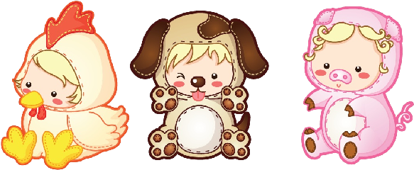 Cute Note Cards (pk Of 10) (600x400)