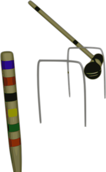 Clipart Info - Croquet Joke Throw Blanket (494x800)