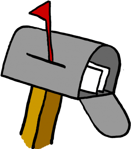 Mailbox Clipart Transparent - Post Office Clip Art (428x480)