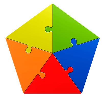 Polygon Clipart 5 Side - Pentagon 5 Side (400x375)