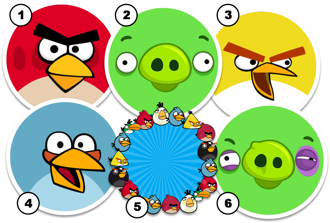 Angry Birds Cake Toppers Brisbane - Angry Birds (1070x727)