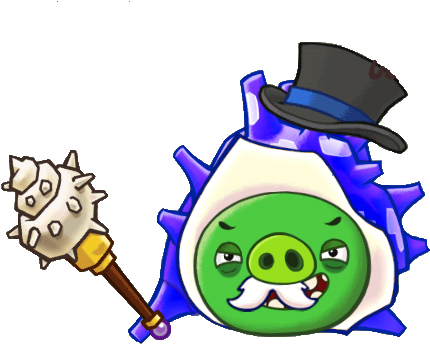 Bird Cartoon Image Angry Birds Fight Monster Pigs Sazae - Angry Birds Fight! (471x376)