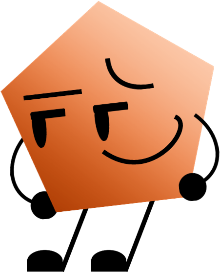 Orange Pentagon-0 - Inanimate Object Orenge Pentigon (487x580)