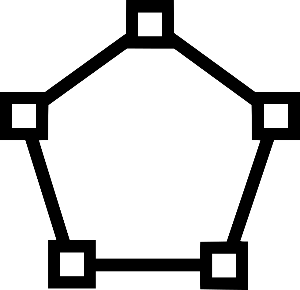 Pentagon Spline Comments - Polygon Icon Svg (980x946)