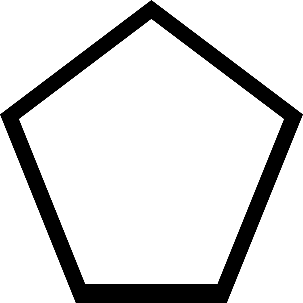Pentagon Geometric Shape Geometry Hexagon - Pentagon (980x982)
