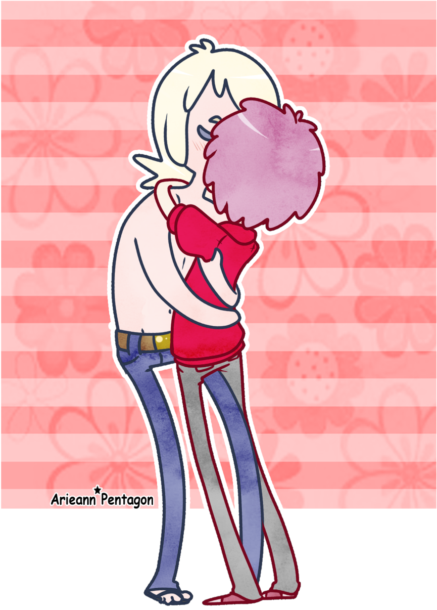 Skips Benson Kiss By Arieann-pentagon - Regular Show (1024x1348)