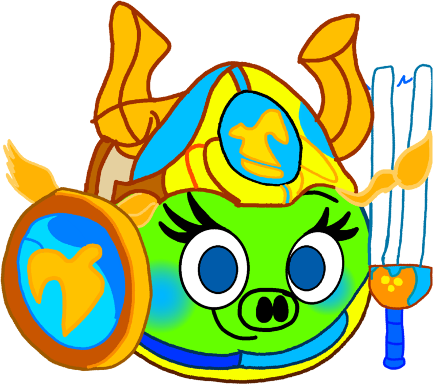 Angry Birds Epic Eleanor Valkyrie By Fanvideogames - Angry Birds Epic Valkyrie (894x894)
