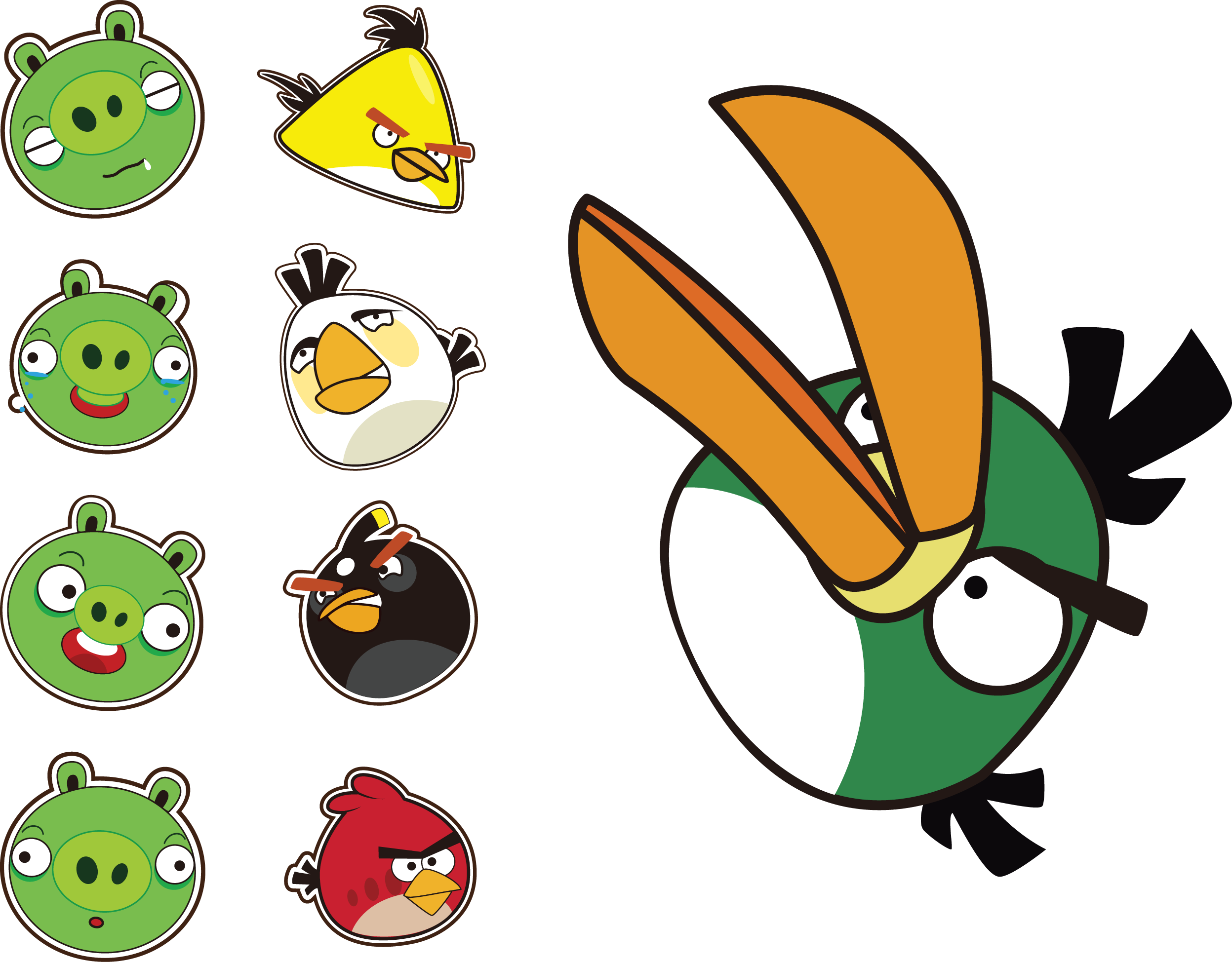 Angry Birds Star Wars Angry Birds Rio Angry Birds Friends - Angry Birds Clip Art (2495x1949)