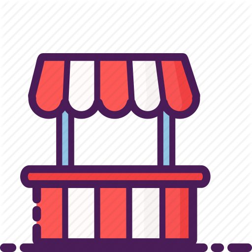 Snack Stand Cliparts - Bazaar Icon (512x512)