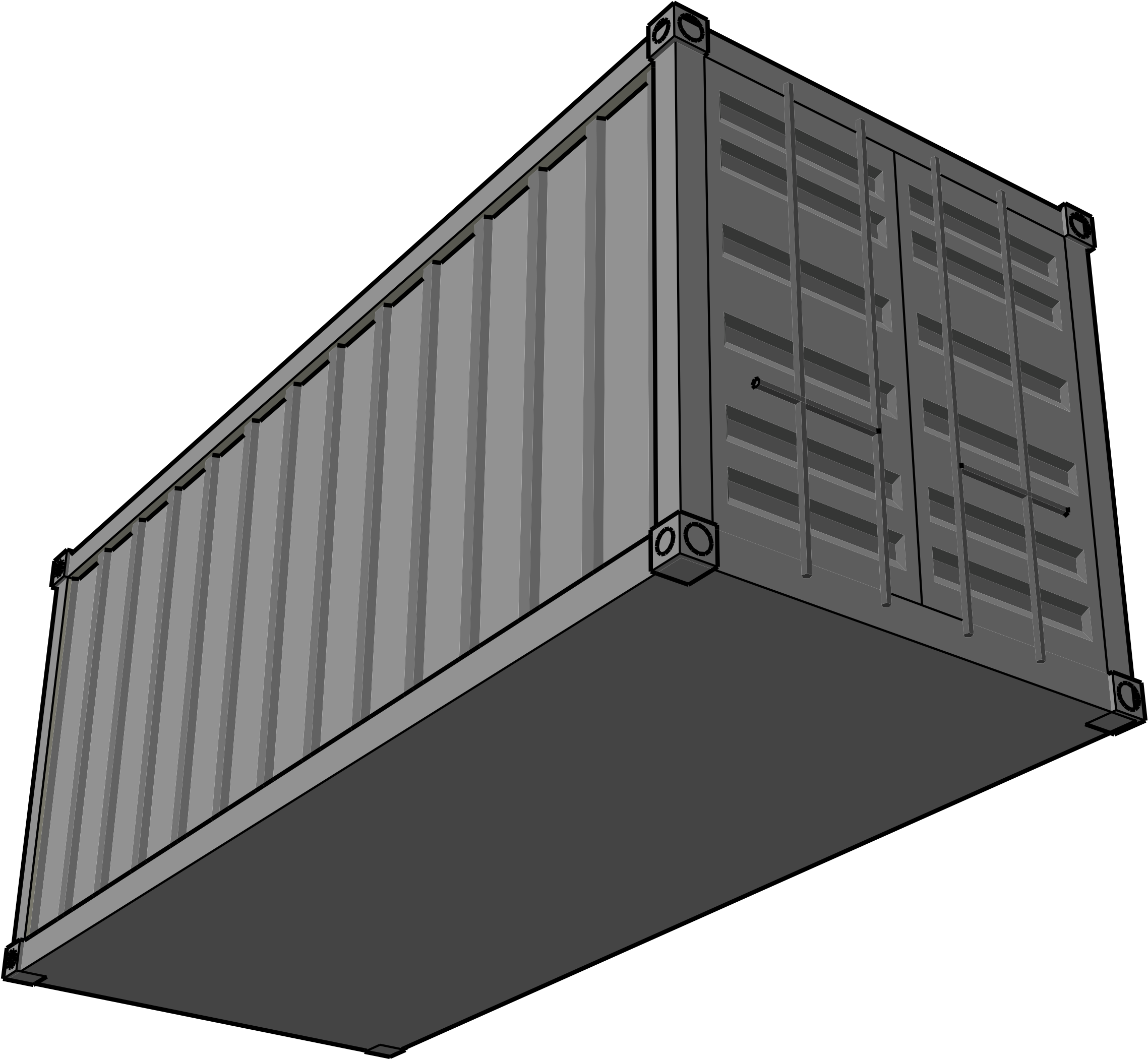 Cantocore Shipping Container Icons Png - Container Vector Png (2400x2400)