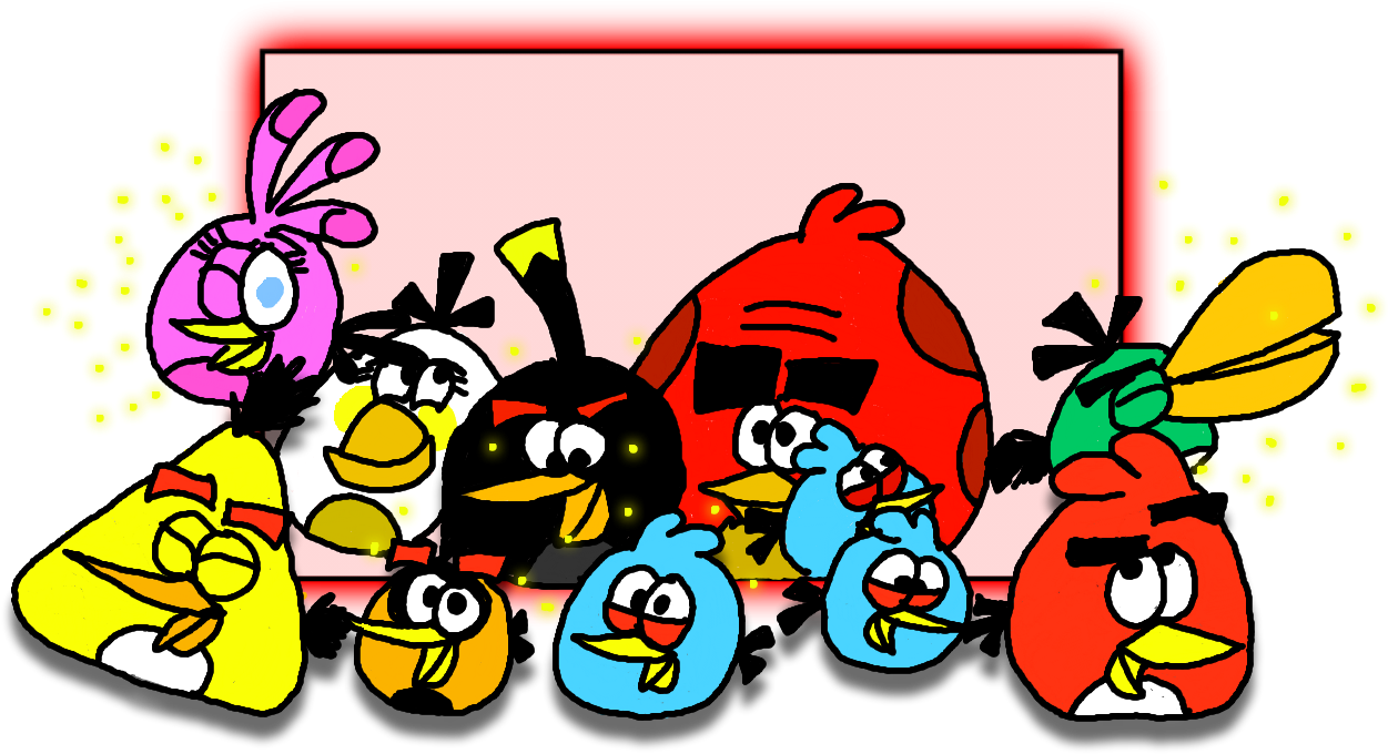 Window To Reality By Angrybirdsstuff - Red Chuck Bomb Matilda Stella Jay Jake Jim Hal Bubbles (1280x800)