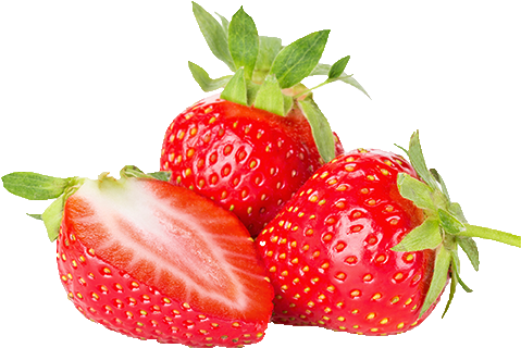 Strawberry - Juicy Strawberry Png (500x343)