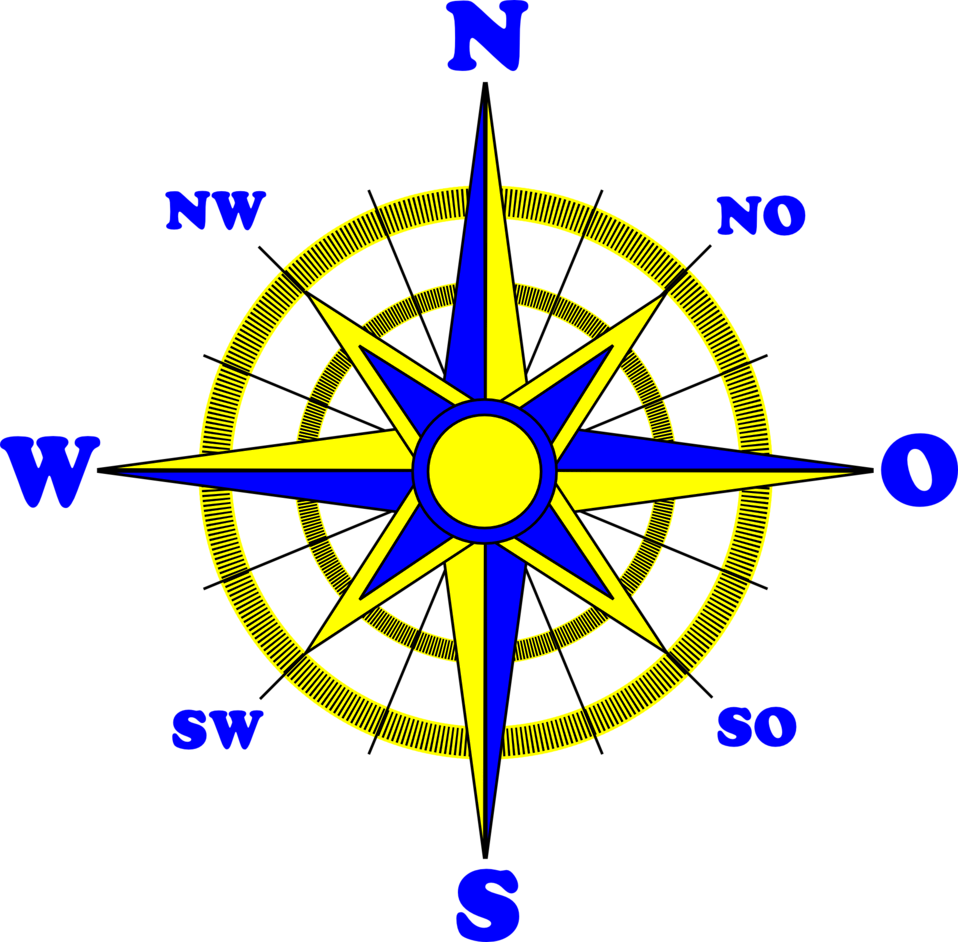 Compass Rose - Nord Süd Ost West (958x942)