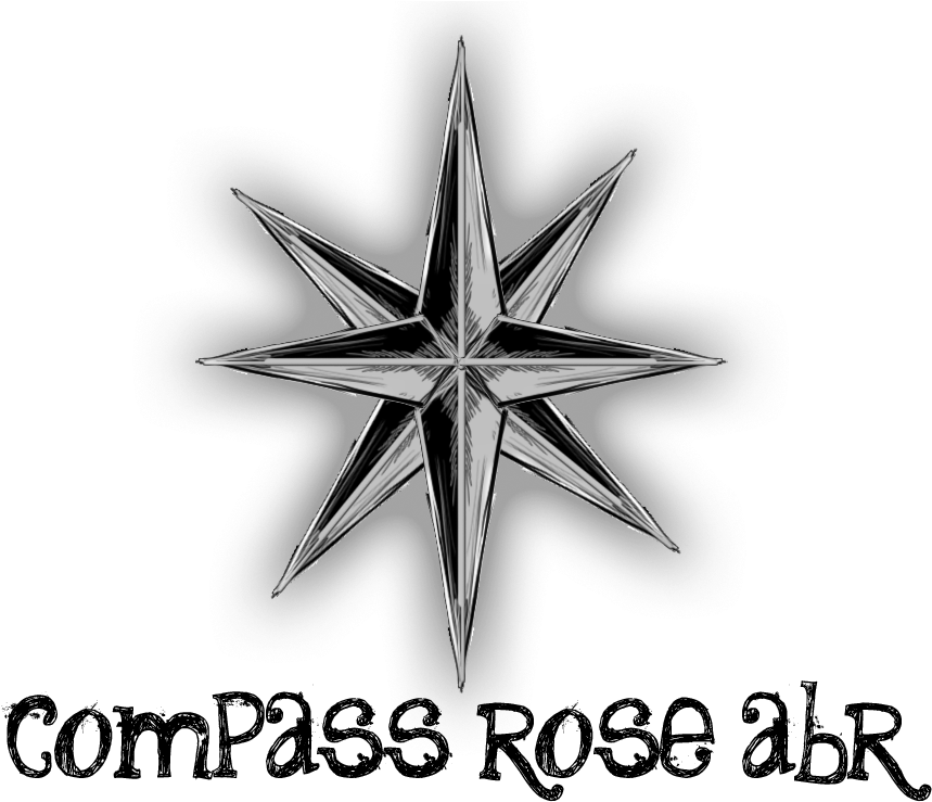 Compass Rose Abr Ps Brush By Kwehcat On Clipart Library - Line Art (913x800)