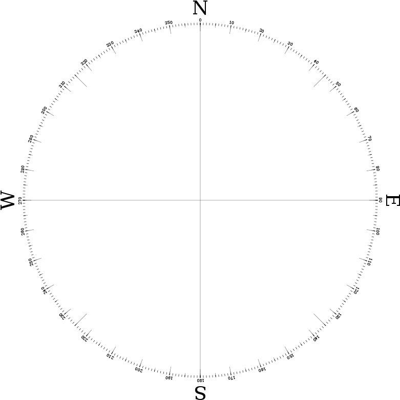 Compass Rose Clip Art Download - Square With Circle Cut Out (800x800)