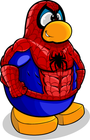 Marvel Catalog Spiderman - Club Penguin Spiderman Png (310x479)