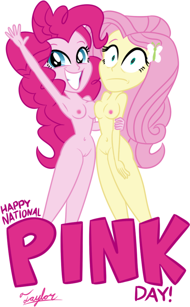 Explicit, Fluttershy, Nervous, Nude Edit, Nudity, Pinkie - Fluttershy Equestria Is Porn (652x1024)