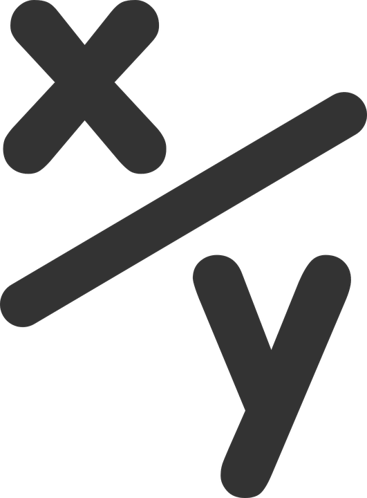 Mathematics Clipart Math Fraction - Variables Clipart (531x720)