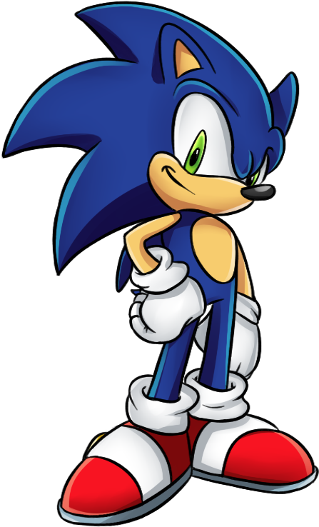 Sonic The Hedgehog Running Animation - Doppeganger Maxwell (550x800)